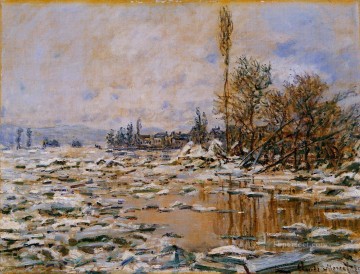氷灰色の天気の崩壊 クロード・モネ Oil Paintings